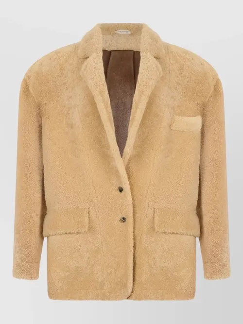 The Mannei - trasona blazer shearling effect design