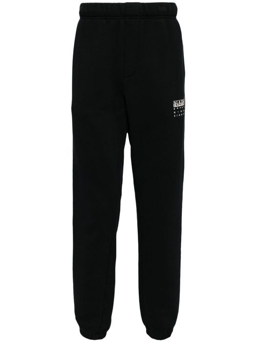 Chamois cotton joggers - Black