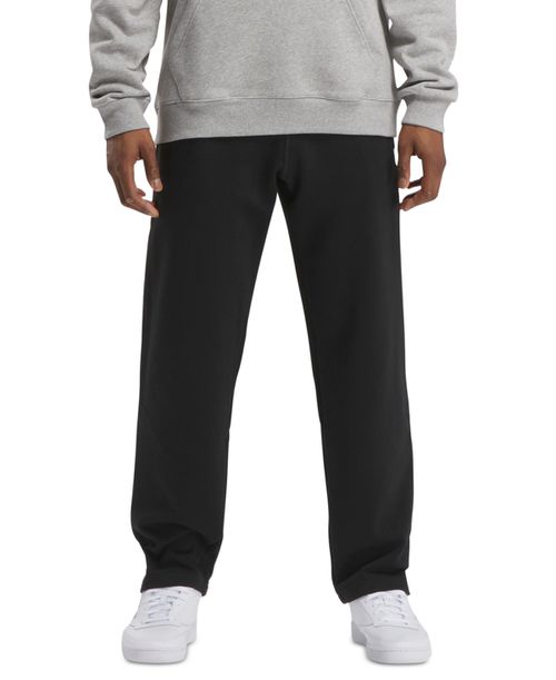 Men's Versatile Elastic Drawstring Fleece Pants - Black