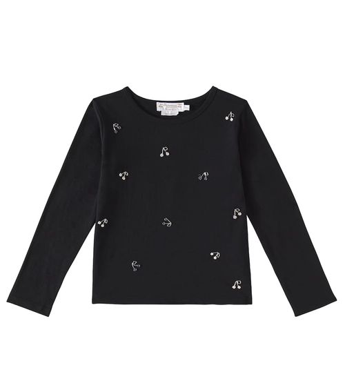 Bonpoint Tidjiane beaded cotton jersey T-shirt
