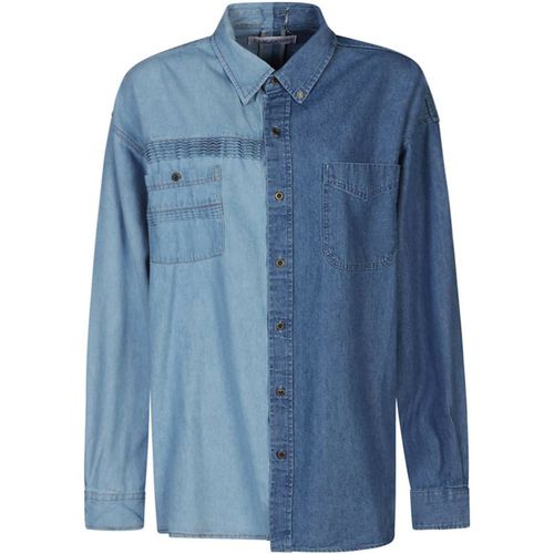 E.L.V. Denim Contrast Denim Shirt