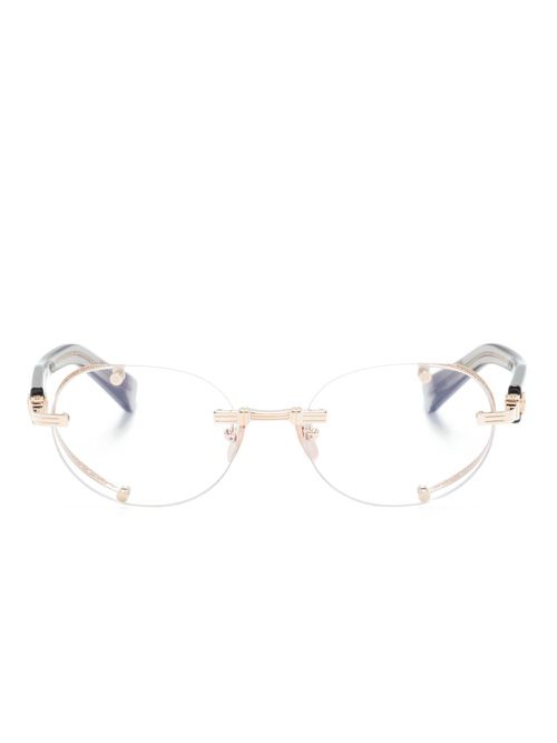 Round-frame glasses - Gold