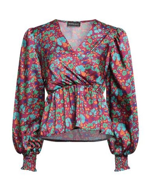 Woman Top Garnet Size S Polyester