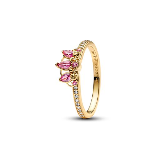 Disney Princess Rapunzel Tiara Ring - Gold Plated