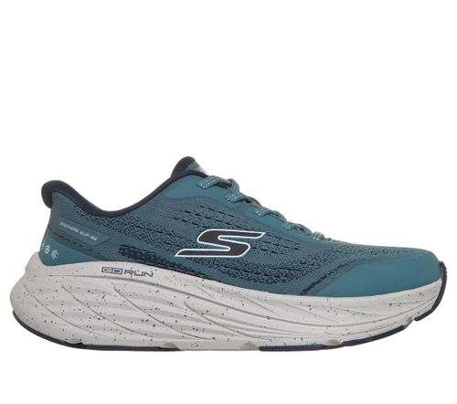 Skechers Women's Slip-ins Waterproof: Max Cushioning Elite 3 - Aqua Edge Sneaker in Charcoal, 6 | Textile/Synthetic, Vegan