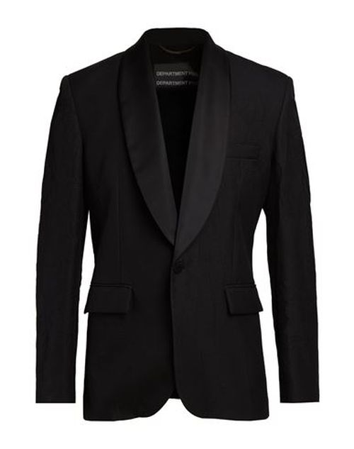 Man Blazer Black Size 38 Polyester, Viscose, Polyamide