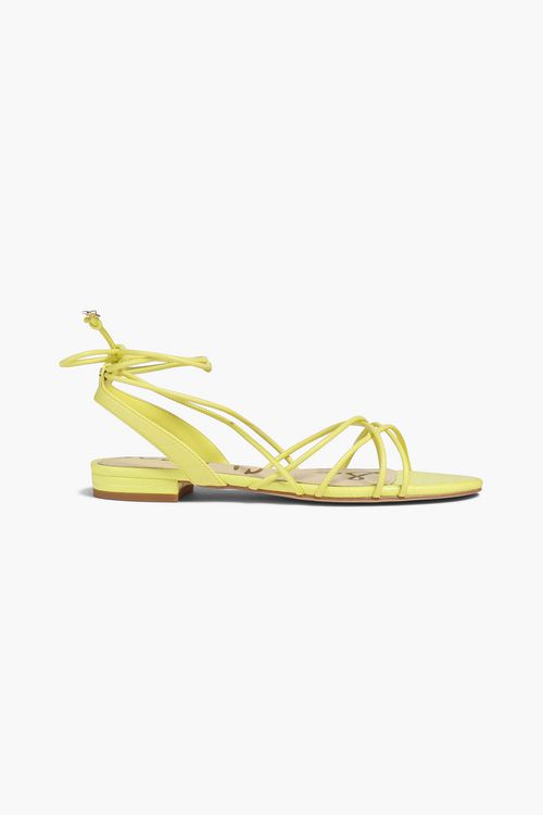 Sam Edelman - Tihana faux leather sandals - Yellow - US 7.5