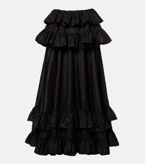 Chloé Ruffled silk maxi skirt