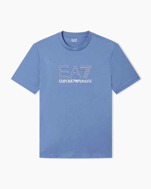 Visibility cotton-jersey crew-neck T-shirt