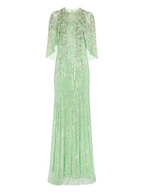 Jenny Packham Astra maxi dress - Green