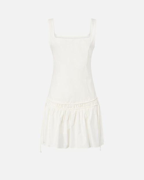 Short dress with gathering and drawstring - 38