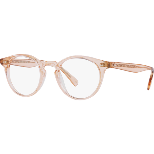 Oliver Peoples Unisex Oliver Peoples OV5459U ROMARE 1758 Optical frames Acetate Brown Transparent Pantos Norma