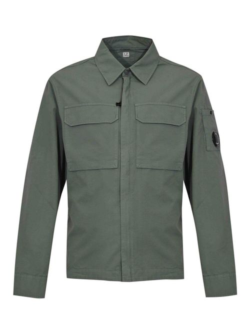 C. P. Company Green Cotton Overshirt