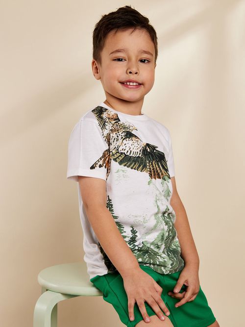 GWD Peridot Printed T-Shirt, / White