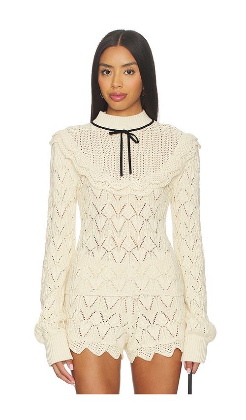 For Love & Lemons Lelia Top in Cream. XS also in L, M