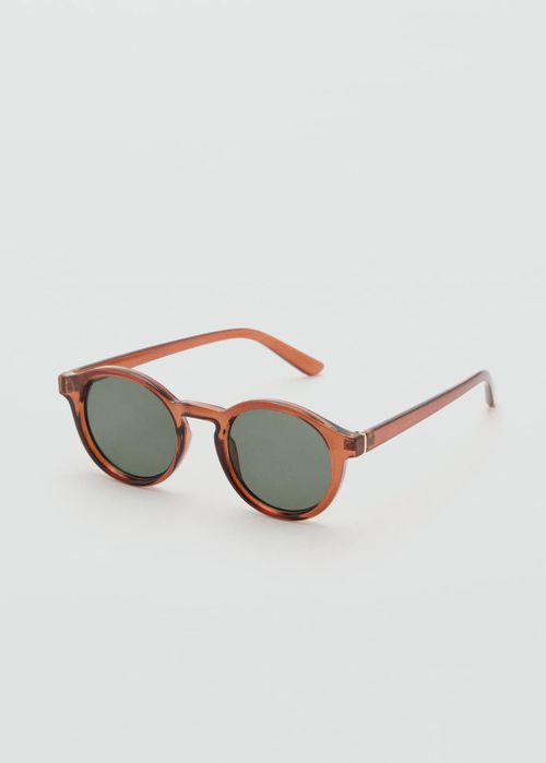 Semi-transparent frame sunglasses chocolate - Man - One size - 