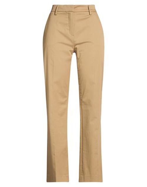 Woman Pants Camel Size 8 Cotton, Elastane