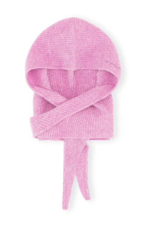 Pink Soft Wool Balaclava