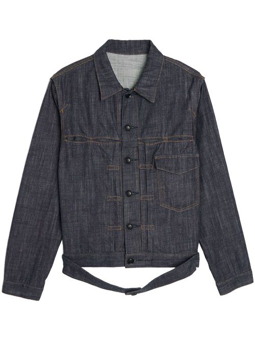 Button-up denim jacket - Blue