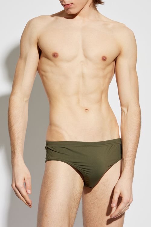 Swim Briefs, Men's, Green