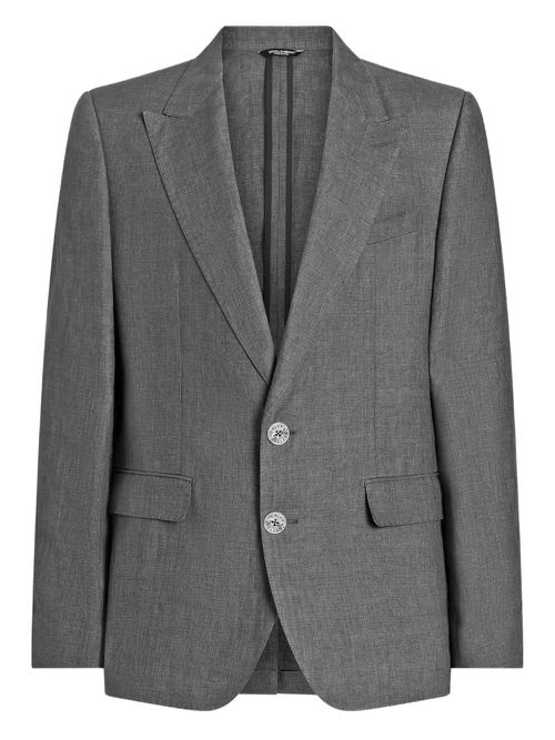 Single-breasted blazer - Grey