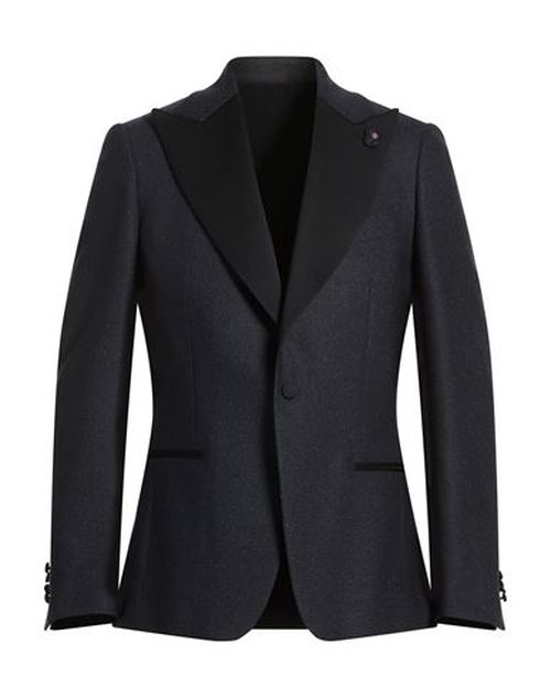 Man Blazer Midnight blue Size 38 Wool, Polyester, Elastane