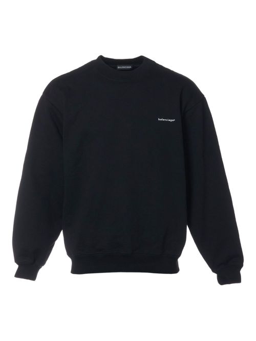 Balenciaga Pre-Owned 2018 logo-print sweatshirt - Black