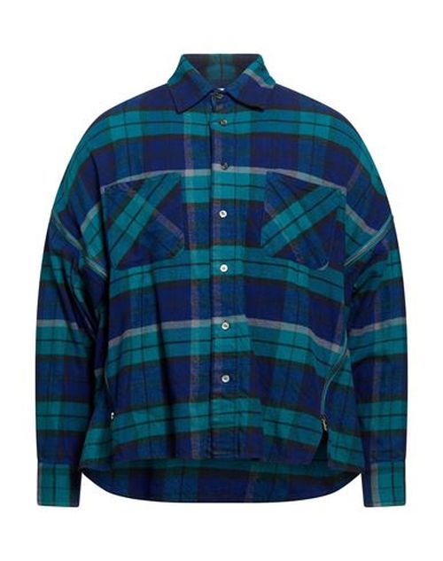 Man Shirt Emerald green Size 3 Cotton