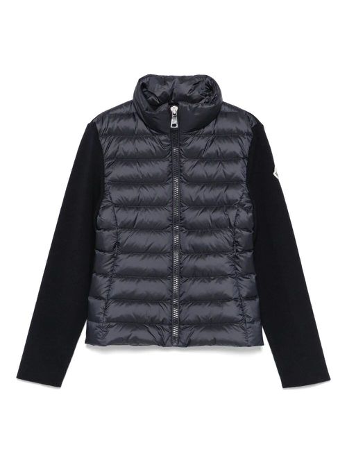 Zip-Up Padded Cardigan