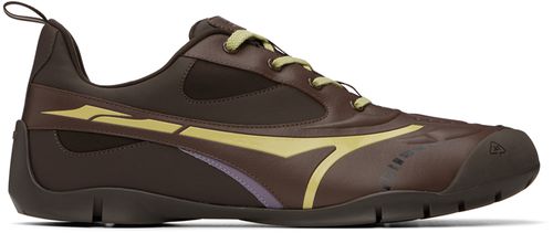 Untitlab® Brown Swift Trek Sneakers