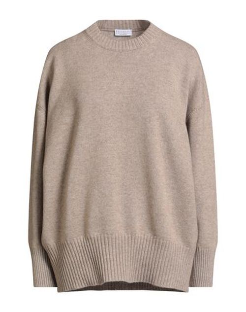 Woman Sweater Beige Size M Cashmere, Brass