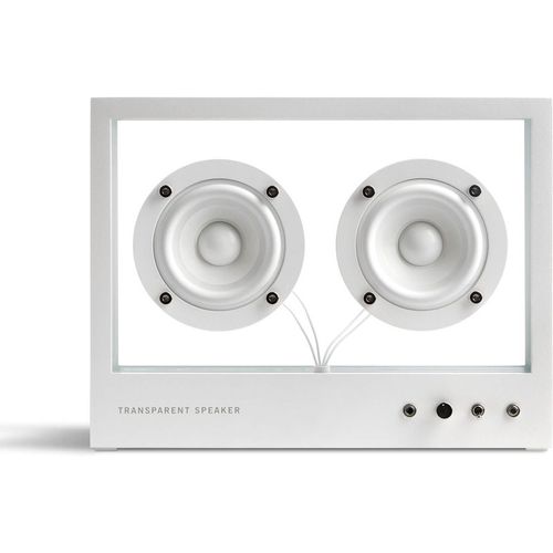 Transparent Small Speaker in White