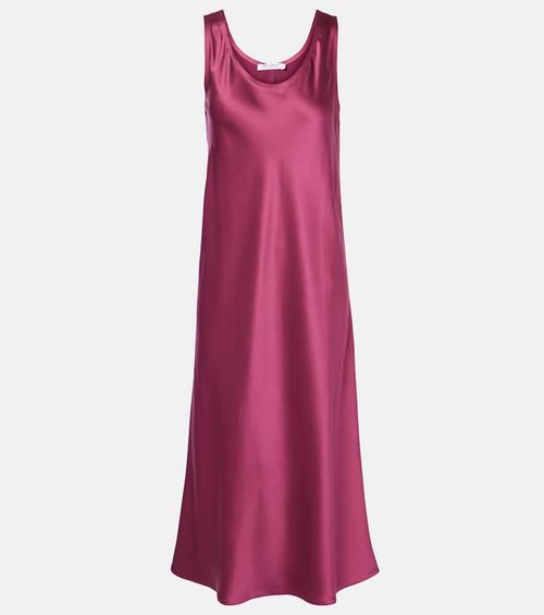 Banjo silk satin midi dress