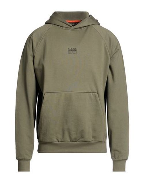 Man Sweatshirt Military green Size S Cotton