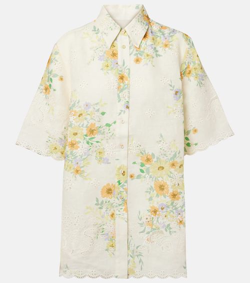 Alémais Juliette floral linen shirt