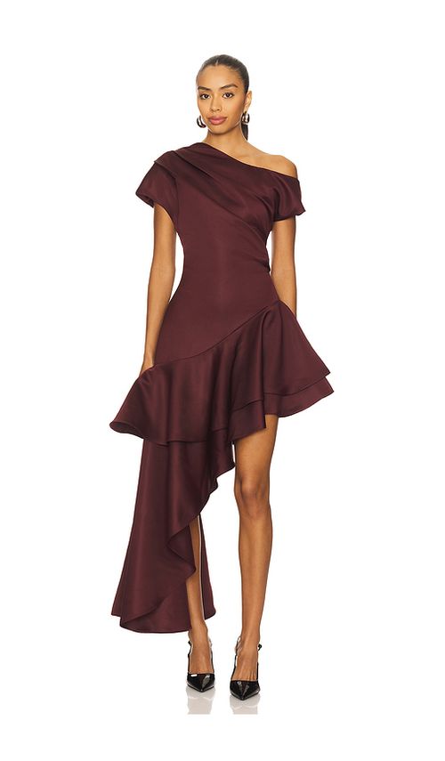 ELLIATT Livia Gown in Berry. XS also in S