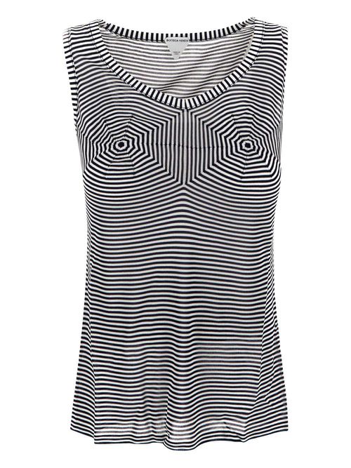 Fluid Viscose Stripe Top