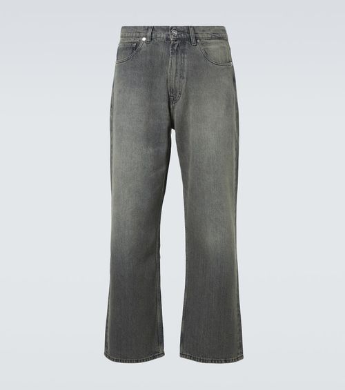 Third Cut faded straight jeans