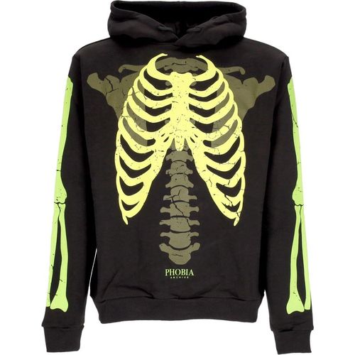 Bones Hoodie Men's Lightweight Hoodie Black/green/light Green