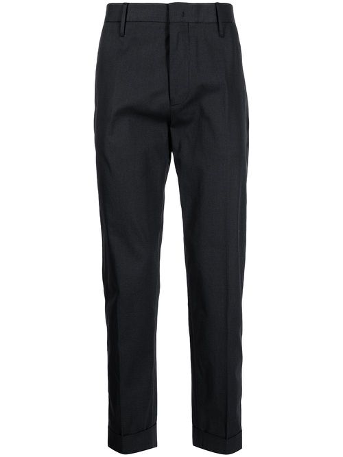 Straight-leg trousers - Blue
