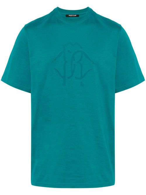 Logo-print cotton T-shirt - Green