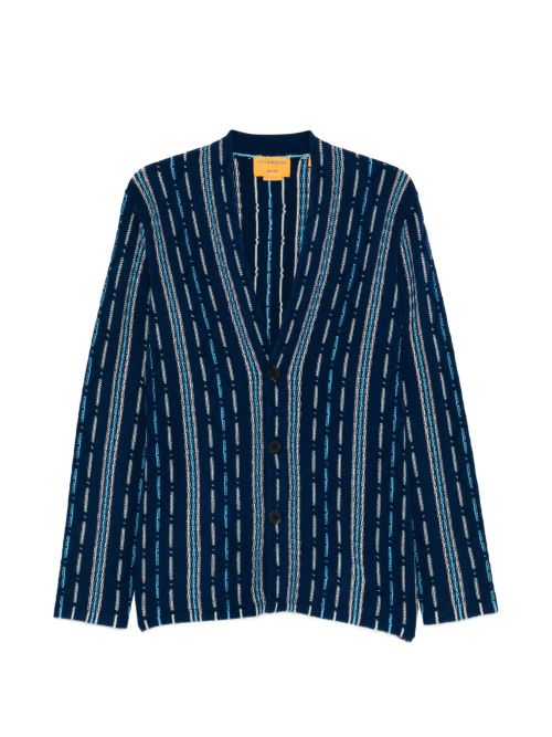 V-neck button fastening long sleeves Baja cashmere cardigan