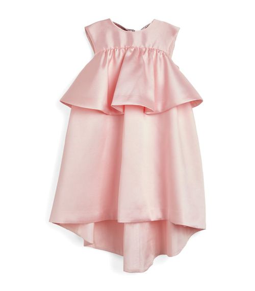 Satin Bow-Detail Dress (2-12 Years)