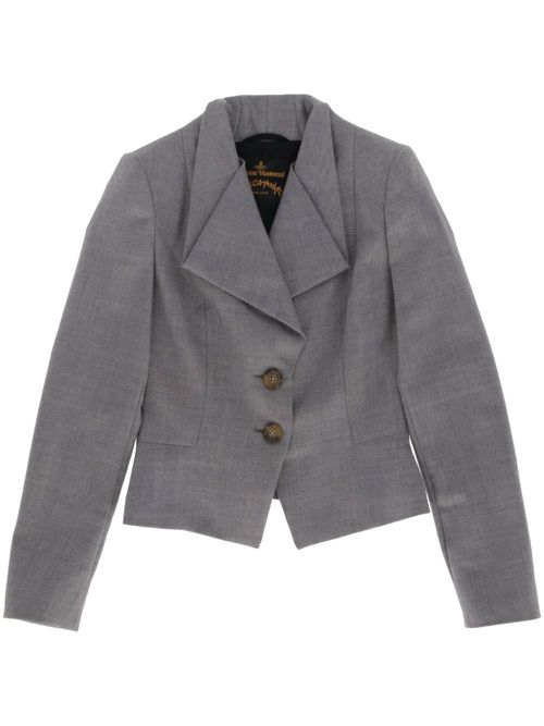 2017-2018 single-breasted blazer - Grey