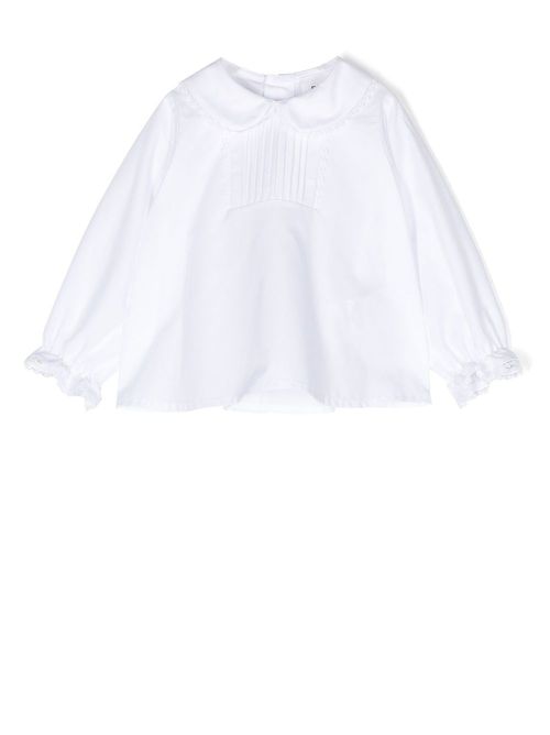 Peter-pan collar blouse - White