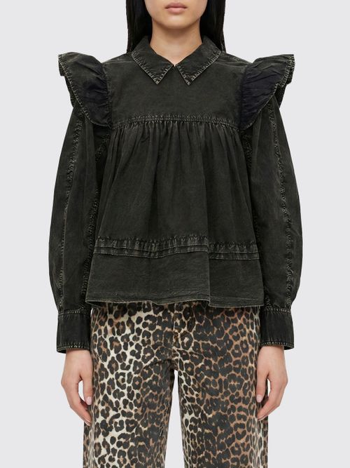 Top Woman color Black