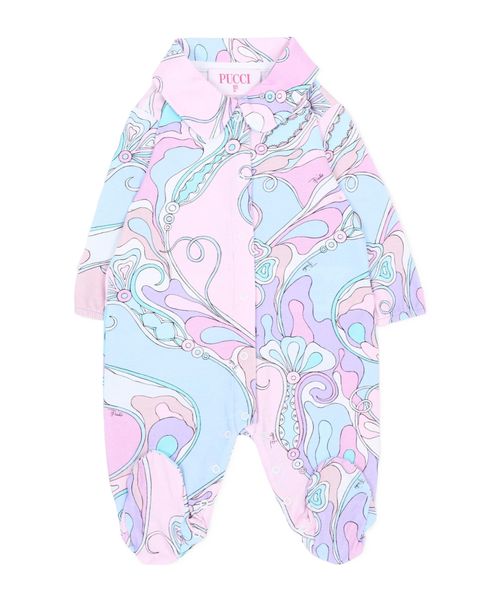 Two-piece set: all-over print bodysuit and sleep bag