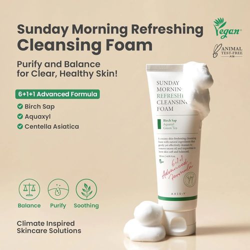 Axis Y Sunday Morning refreshing cleansing foa