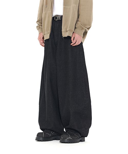 BASIC BALLOON DENIM PANTS