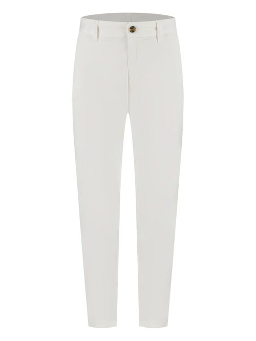 Straight-leg trousers - White